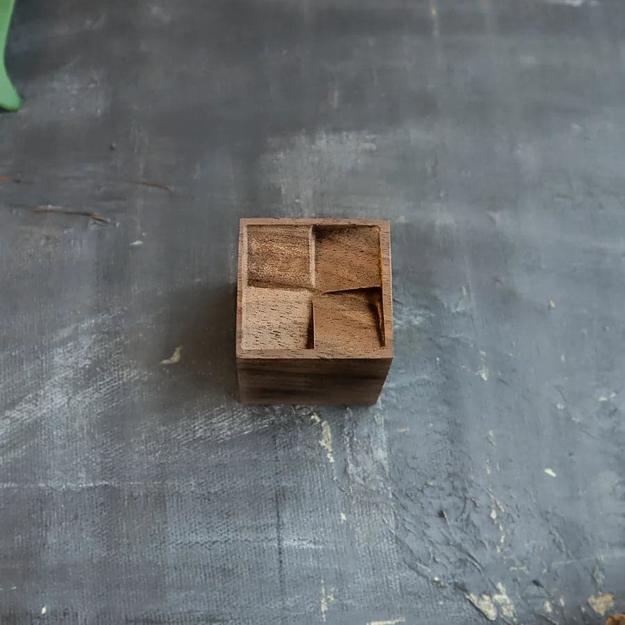 Echo Valley Wooden Essential Oil Diffuser, a pocket-sized artisan wood piece designed for natural aroma diffusion.