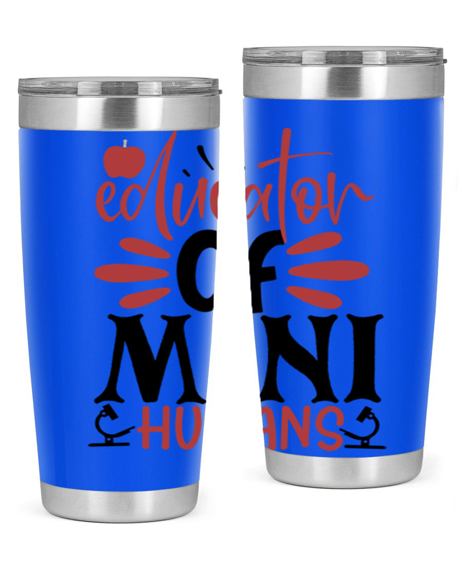 Educator of Mini Humans Style 181# tumbler, double wall vacuum stainless steel with copper lining, perfect for teachers.