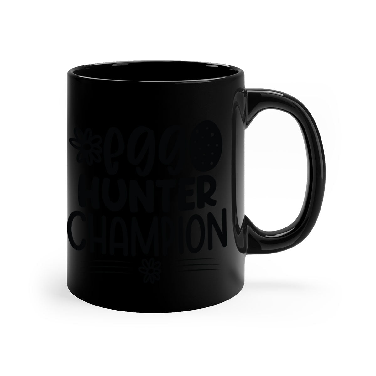Egg Hunter Champion 133# Mug with colorful handle and glossy finish, available in multiple colors and sizes.
