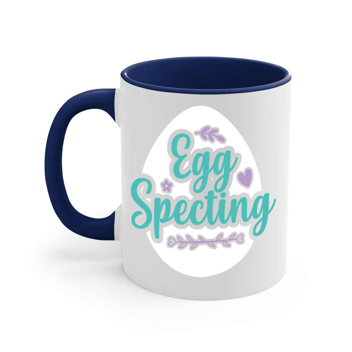 Colorful Egg Spectinggggg 84# Easter Mug with glossy finish and easy-grip handle, available in multiple colors.