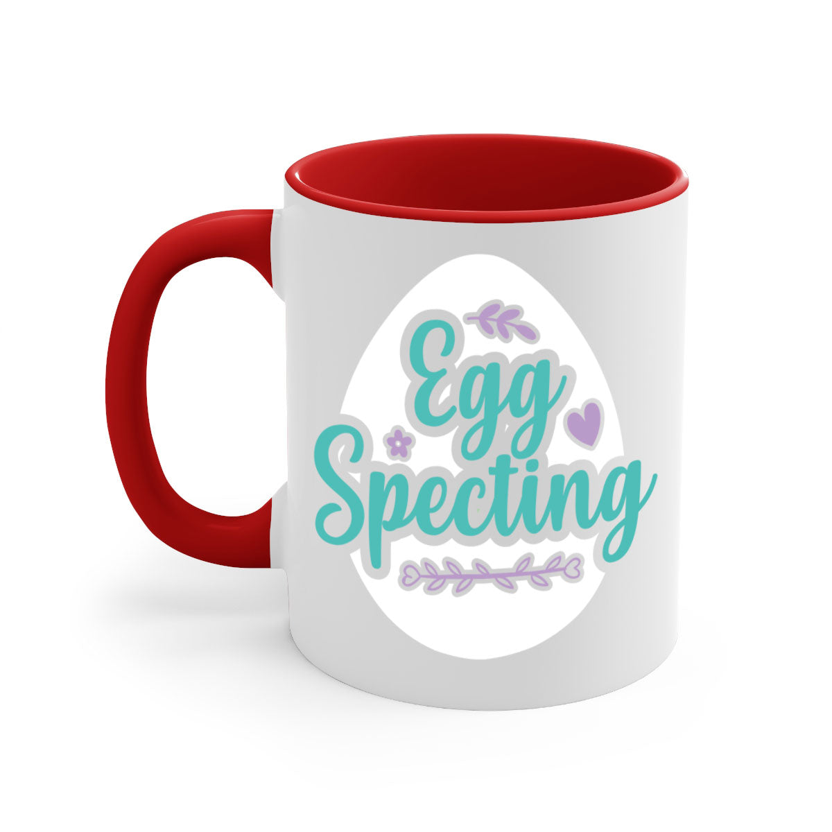 Colorful Egg Spectinggggg 84# Easter Mug with glossy finish and easy-grip handle, available in multiple colors.