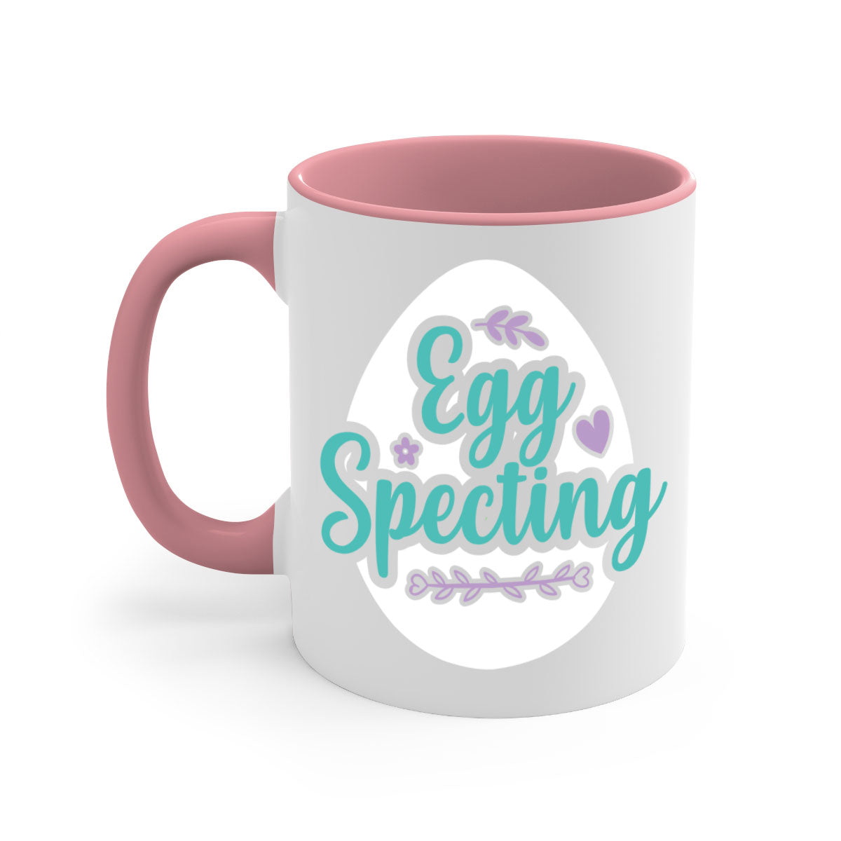 Colorful Egg Spectinggggg 84# Easter Mug with glossy finish and easy-grip handle, available in multiple colors.