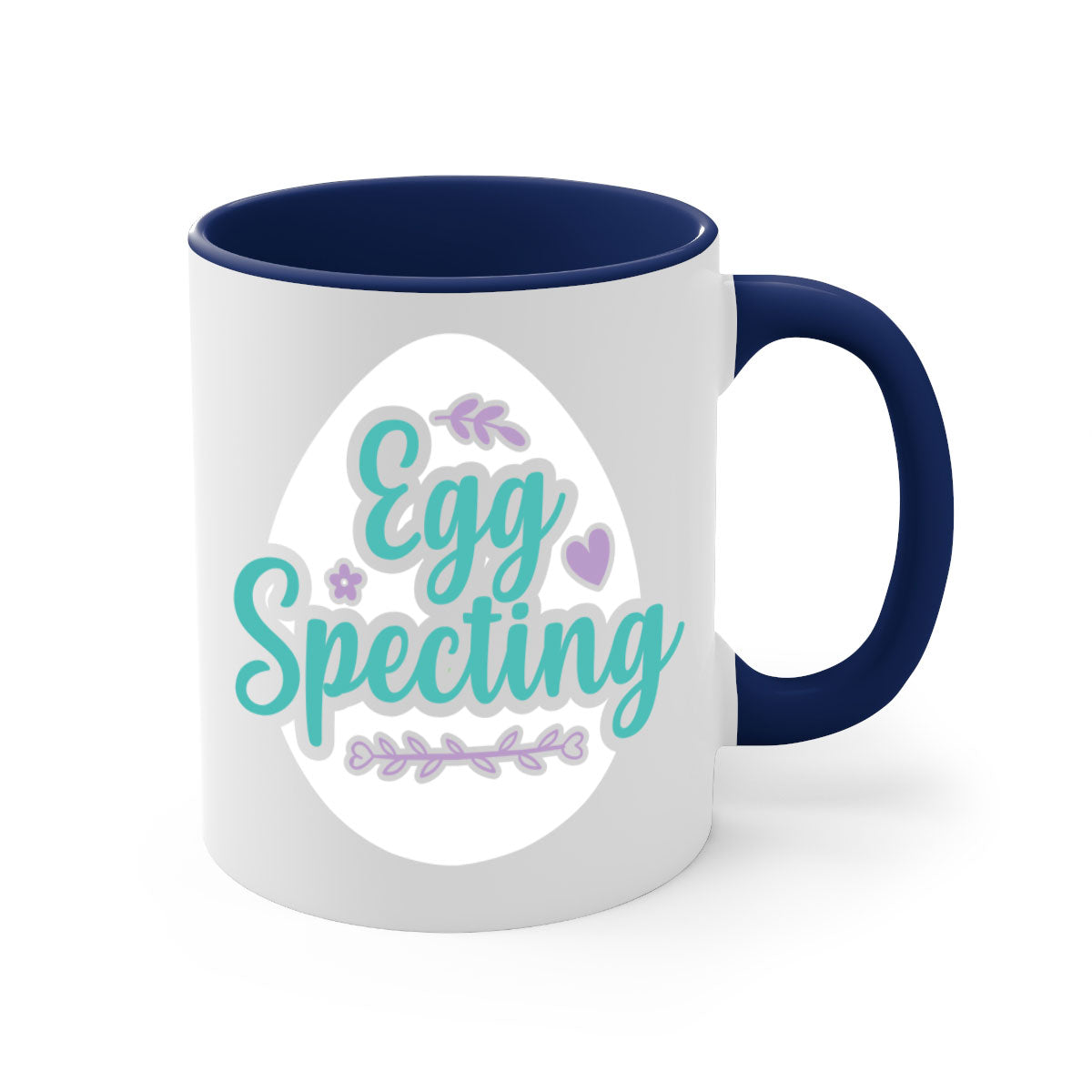 Colorful Egg Spectinggggg 84# Easter Mug with glossy finish and easy-grip handle, available in multiple colors.