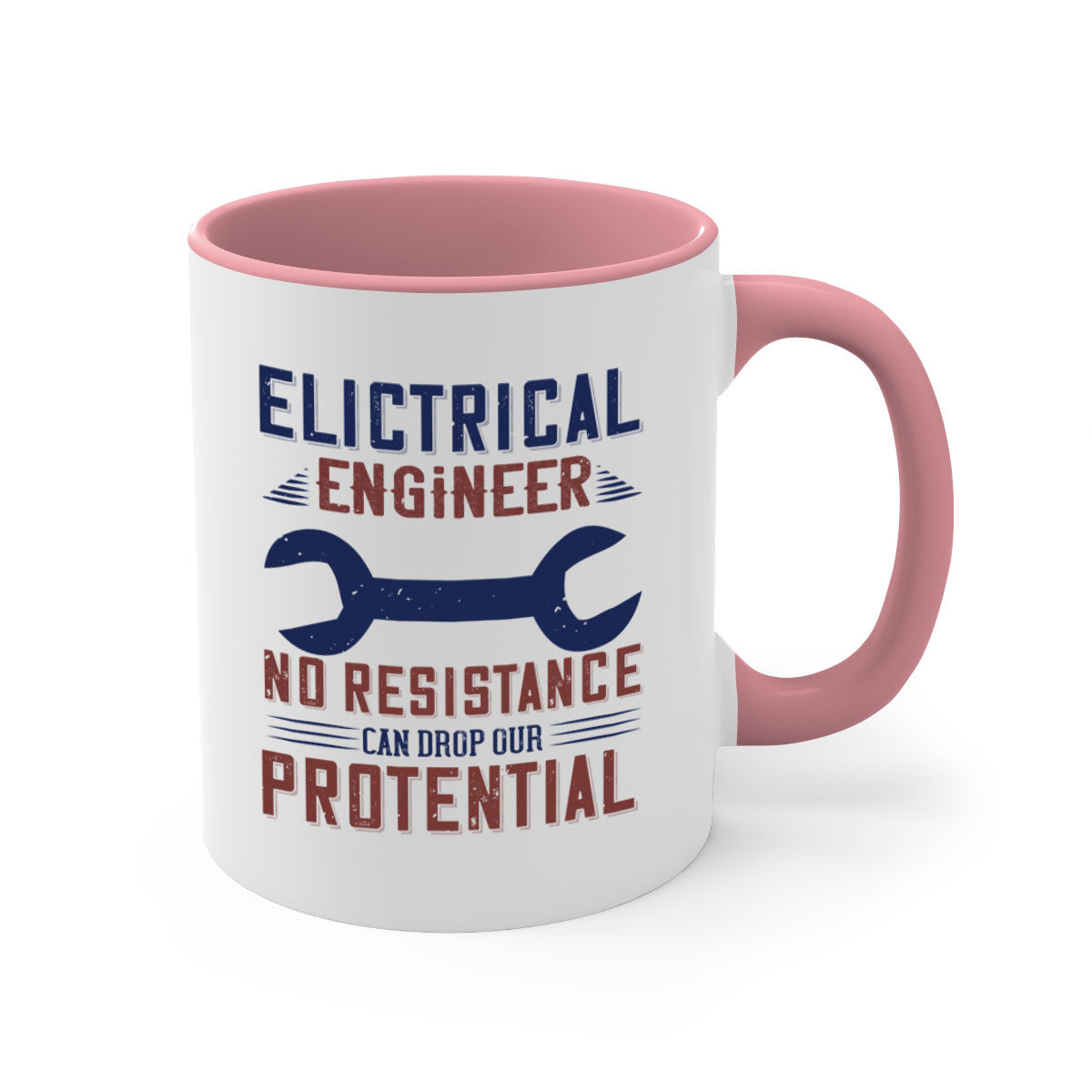 A stylish two-tone ceramic mug with a glossy finish, featuring a colored handle and interior, available in multiple colors, perfect for coffee and tea.