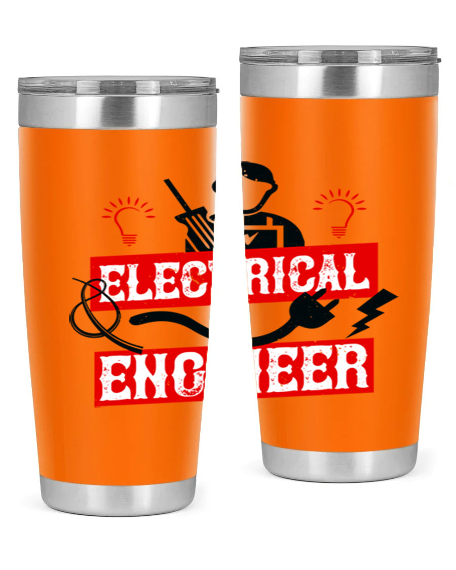 Electrical Engineer Style 59# tumbler, 20oz, double wall vacuum stainless steel with copper lining, featuring a drink-thru lid.