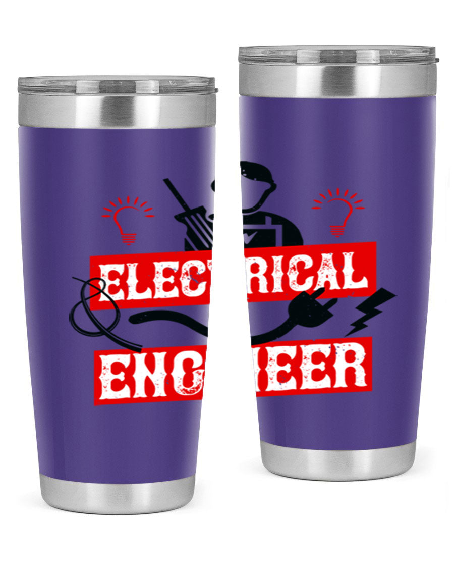 Electrical Engineer Style 59# tumbler, 20oz, double wall vacuum stainless steel with copper lining, featuring a drink-thru lid.