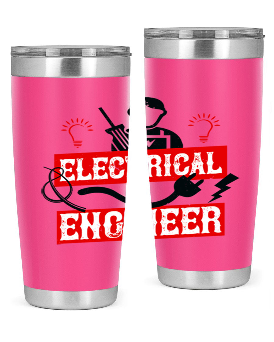 Electrical Engineer Style 59# tumbler, 20oz, double wall vacuum stainless steel with copper lining, featuring a drink-thru lid.