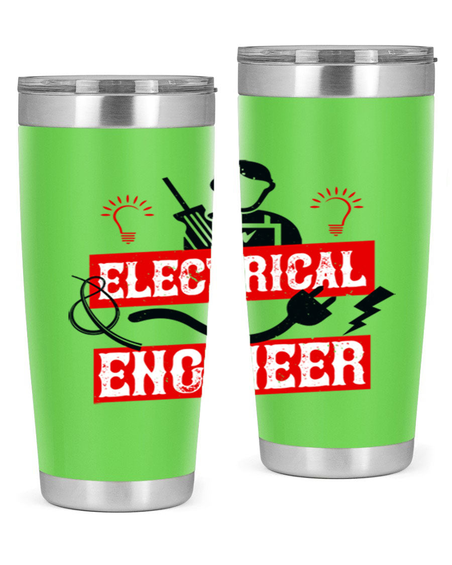 Electrical Engineer Style 59# tumbler, 20oz, double wall vacuum stainless steel with copper lining, featuring a drink-thru lid.