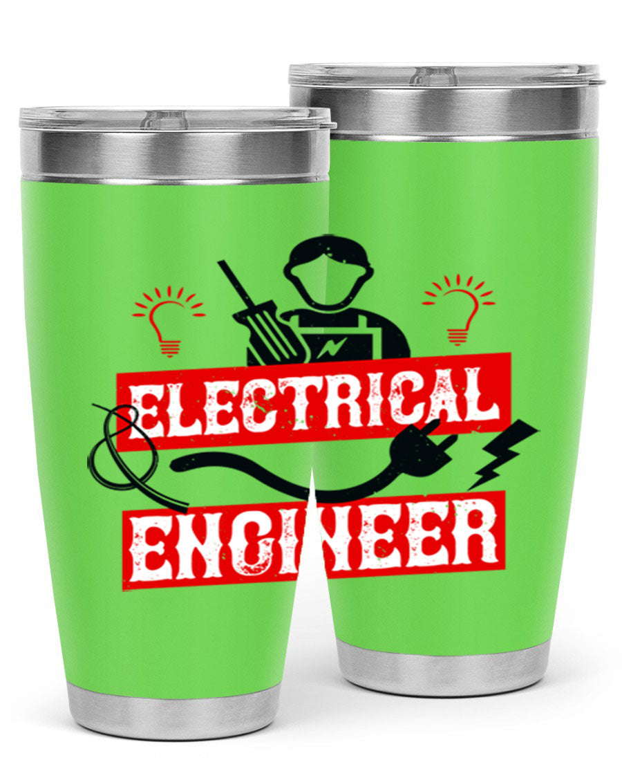 Electrical Engineer Style 59# tumbler, 20oz, double wall vacuum stainless steel with copper lining, featuring a drink-thru lid.