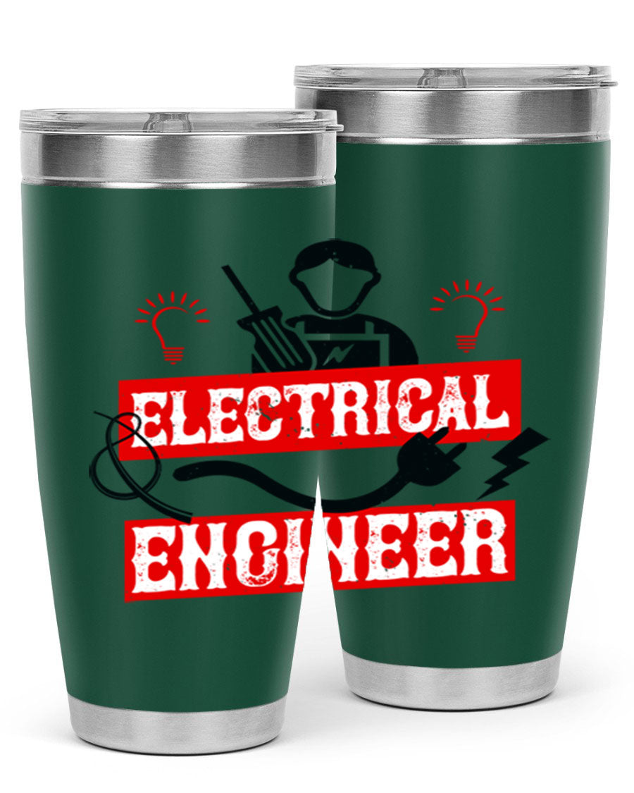 Electrical Engineer Style 59# tumbler, 20oz, double wall vacuum stainless steel with copper lining, featuring a drink-thru lid.