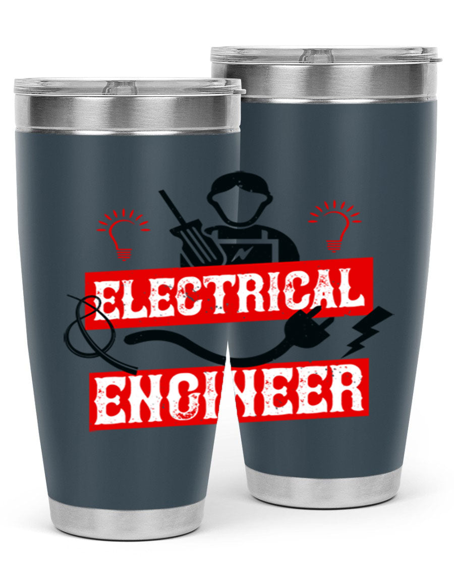 Electrical Engineer Style 59# tumbler, 20oz, double wall vacuum stainless steel with copper lining, featuring a drink-thru lid.