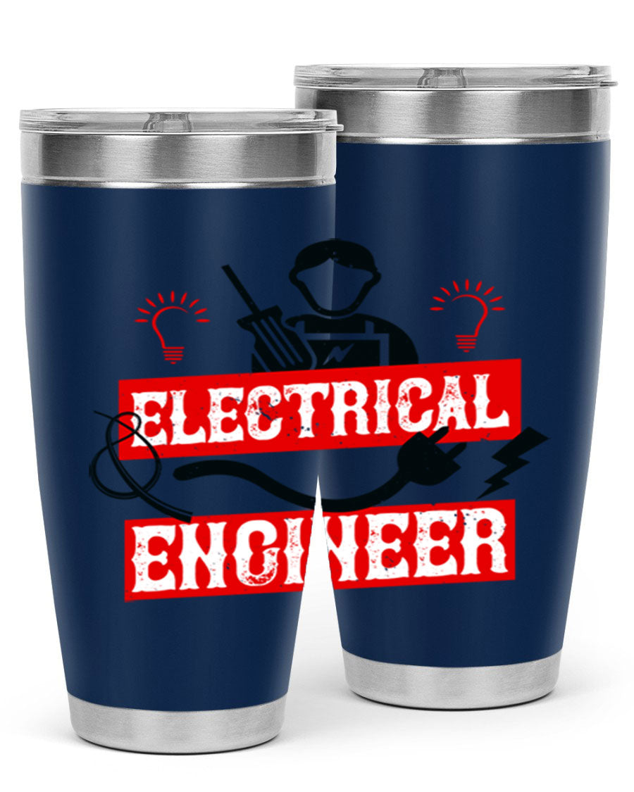 Electrical Engineer Style 59# tumbler, 20oz, double wall vacuum stainless steel with copper lining, featuring a drink-thru lid.