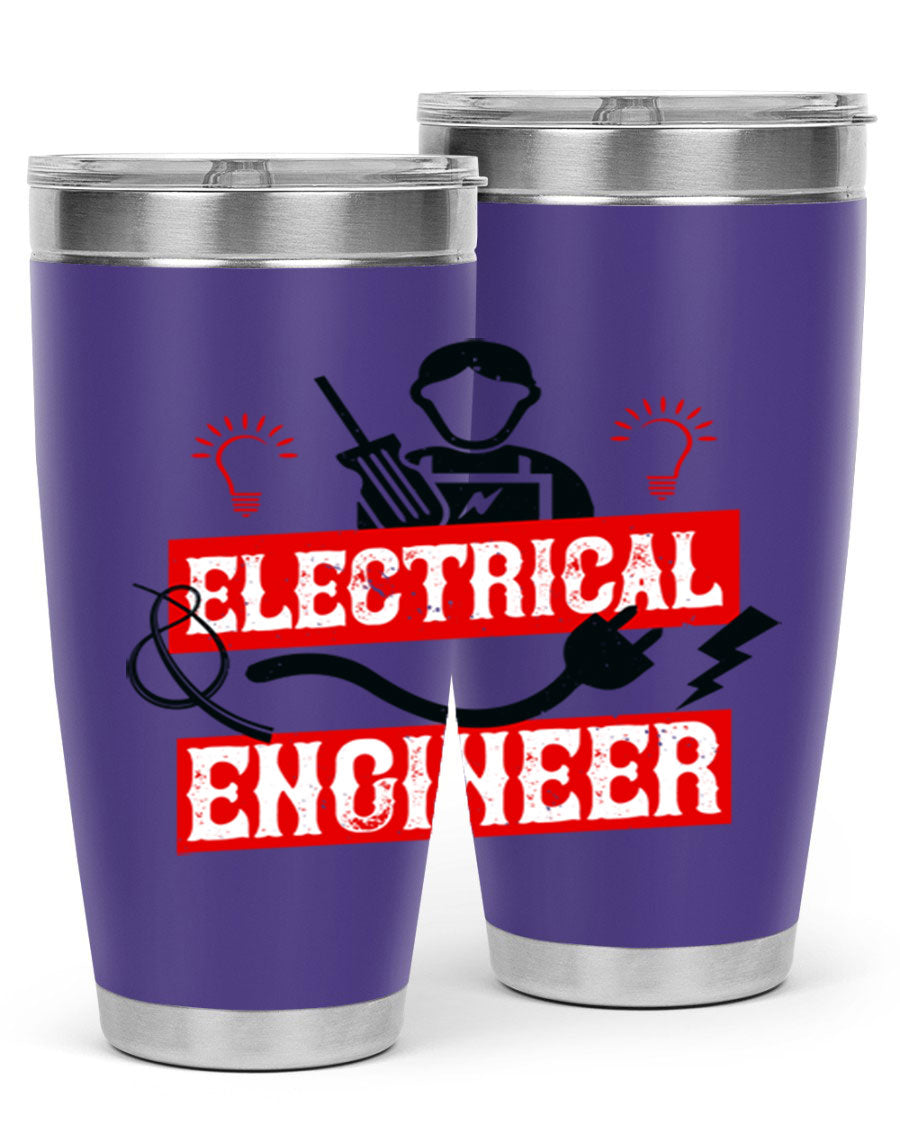Electrical Engineer Style 59# tumbler, 20oz, double wall vacuum stainless steel with copper lining, featuring a drink-thru lid.