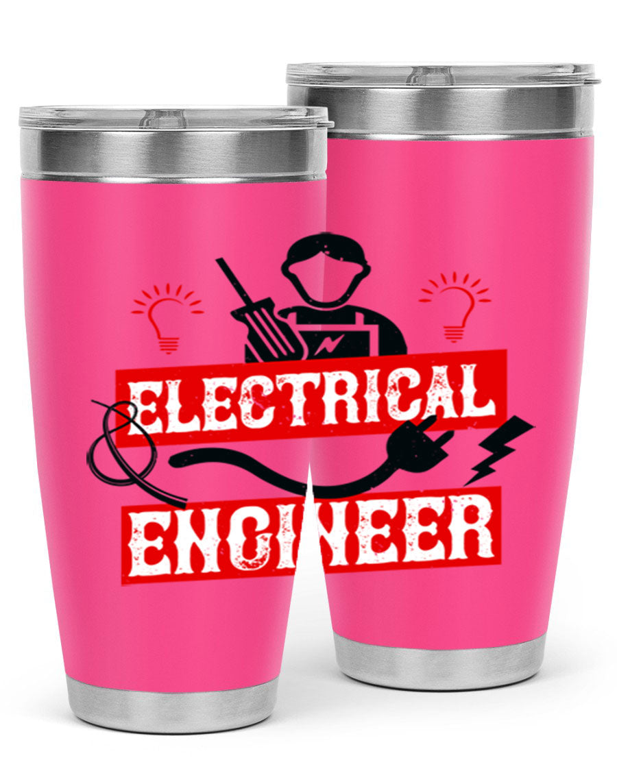 Electrical Engineer Style 59# tumbler, 20oz, double wall vacuum stainless steel with copper lining, featuring a drink-thru lid.