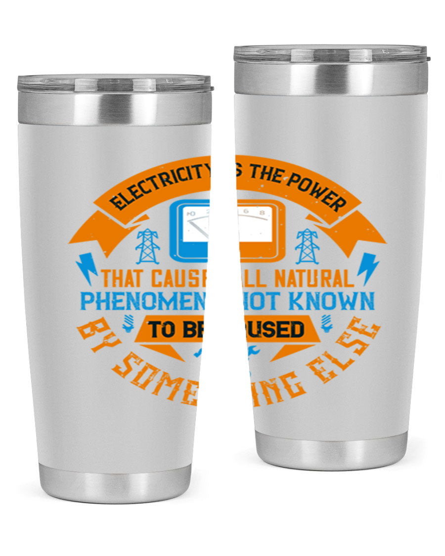 A stylish 20oz and 30oz stainless steel tumbler with double wall vacuum insulation, showcasing vibrant printed designs, perfect for hot and cold beverages.
