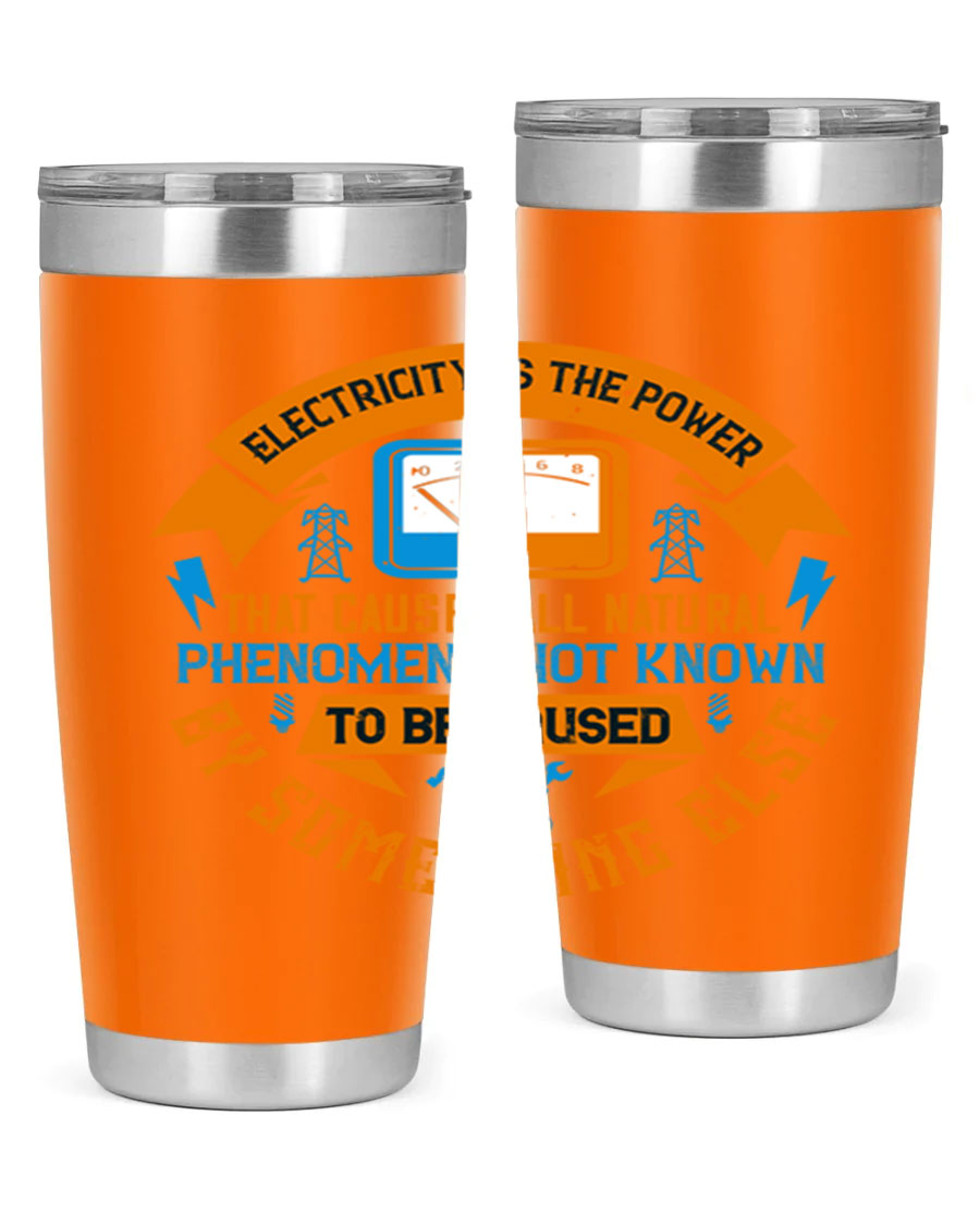 A stylish 20oz and 30oz stainless steel tumbler with double wall vacuum insulation, showcasing vibrant printed designs, perfect for hot and cold beverages.