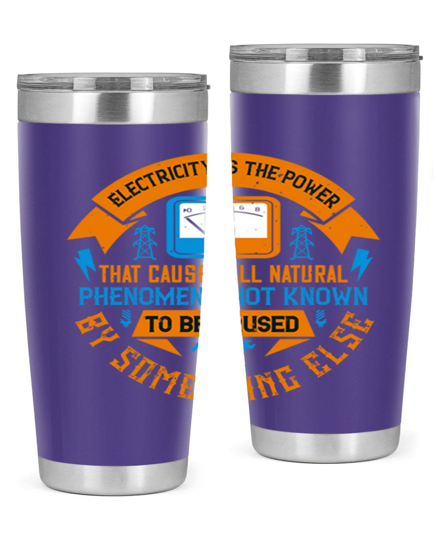 A stylish 20oz and 30oz stainless steel tumbler with double wall vacuum insulation, showcasing vibrant printed designs, perfect for hot and cold beverages.