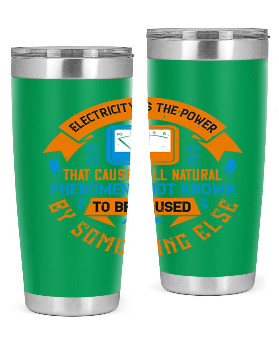 A stylish 20oz and 30oz stainless steel tumbler with double wall vacuum insulation, showcasing vibrant printed designs, perfect for hot and cold beverages.