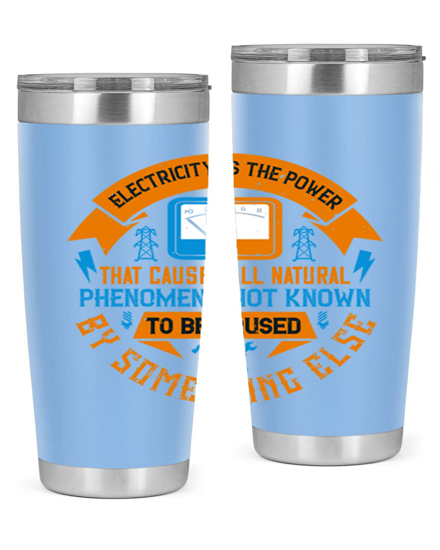 A stylish 20oz and 30oz stainless steel tumbler with double wall vacuum insulation, showcasing vibrant printed designs, perfect for hot and cold beverages.
