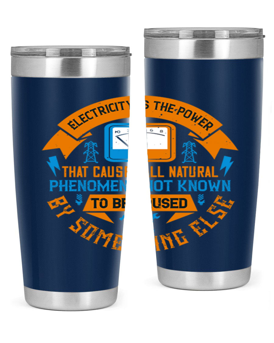 A stylish 20oz and 30oz stainless steel tumbler with double wall vacuum insulation, showcasing vibrant printed designs, perfect for hot and cold beverages.