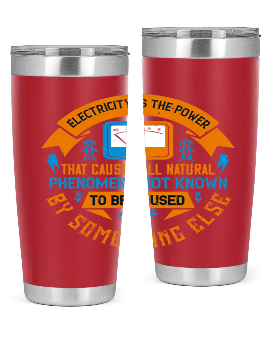 A stylish 20oz and 30oz stainless steel tumbler with double wall vacuum insulation, showcasing vibrant printed designs, perfect for hot and cold beverages.