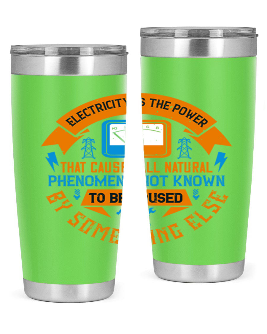 A stylish 20oz and 30oz stainless steel tumbler with double wall vacuum insulation, showcasing vibrant printed designs, perfect for hot and cold beverages.