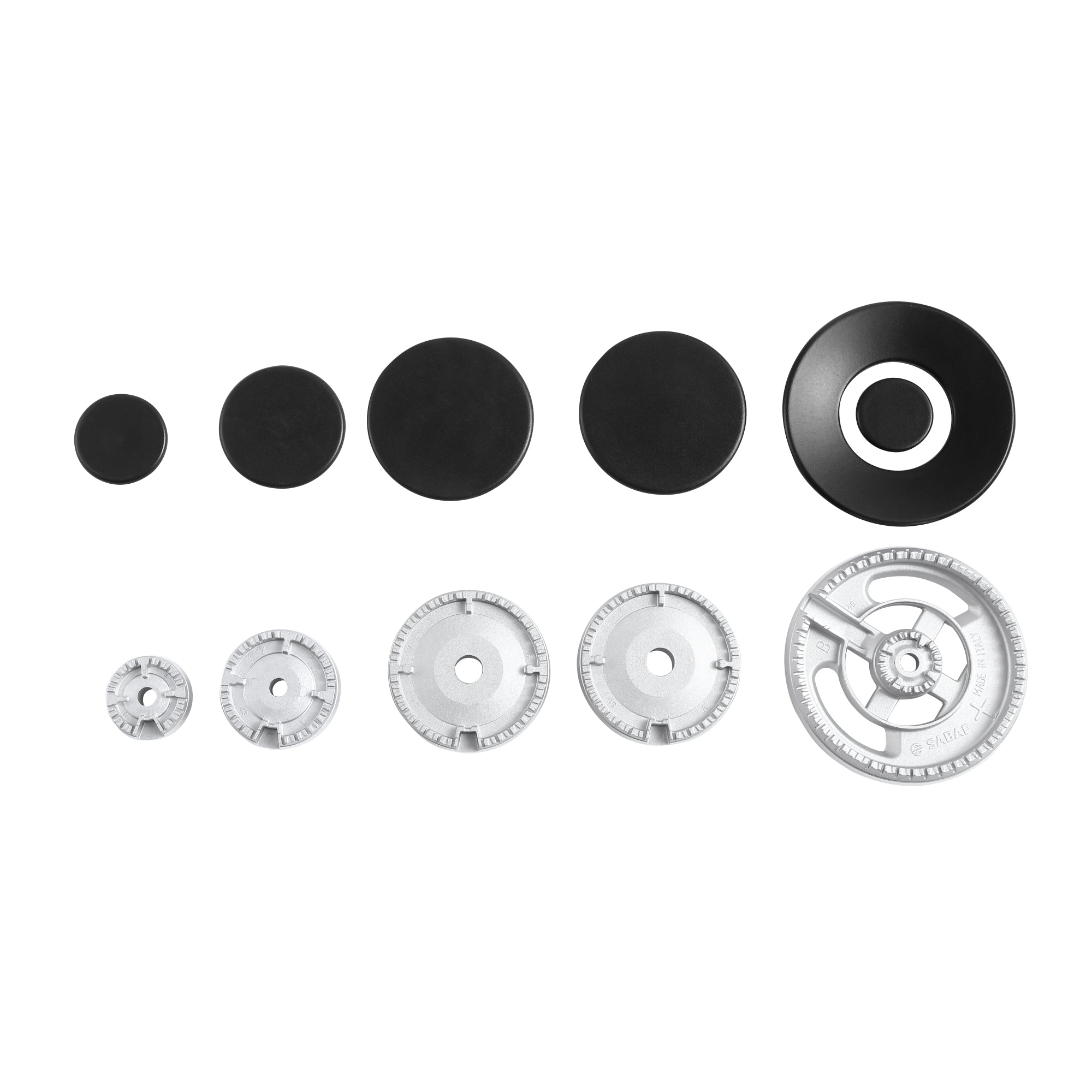 Empava 30 in. Built-in Gas Stove Cooktop with five burners and stainless-steel surface, designed for versatile cooking.