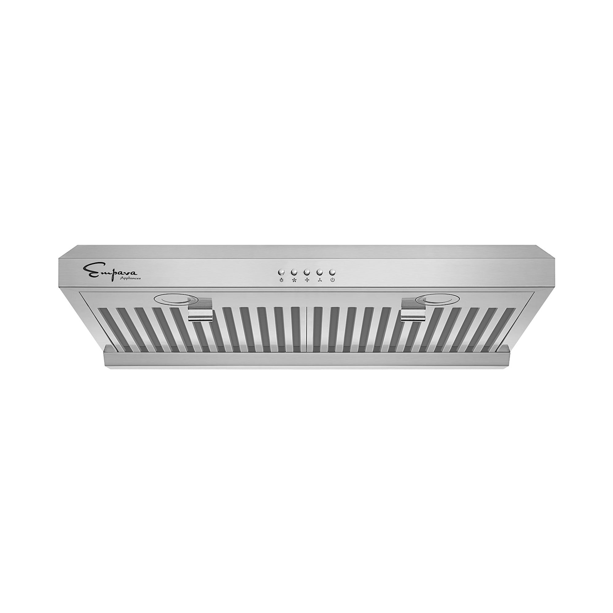 Empava 30RH08 30 in. Kitchen range hood with a sleek stainless steel design and ergonomic controls.