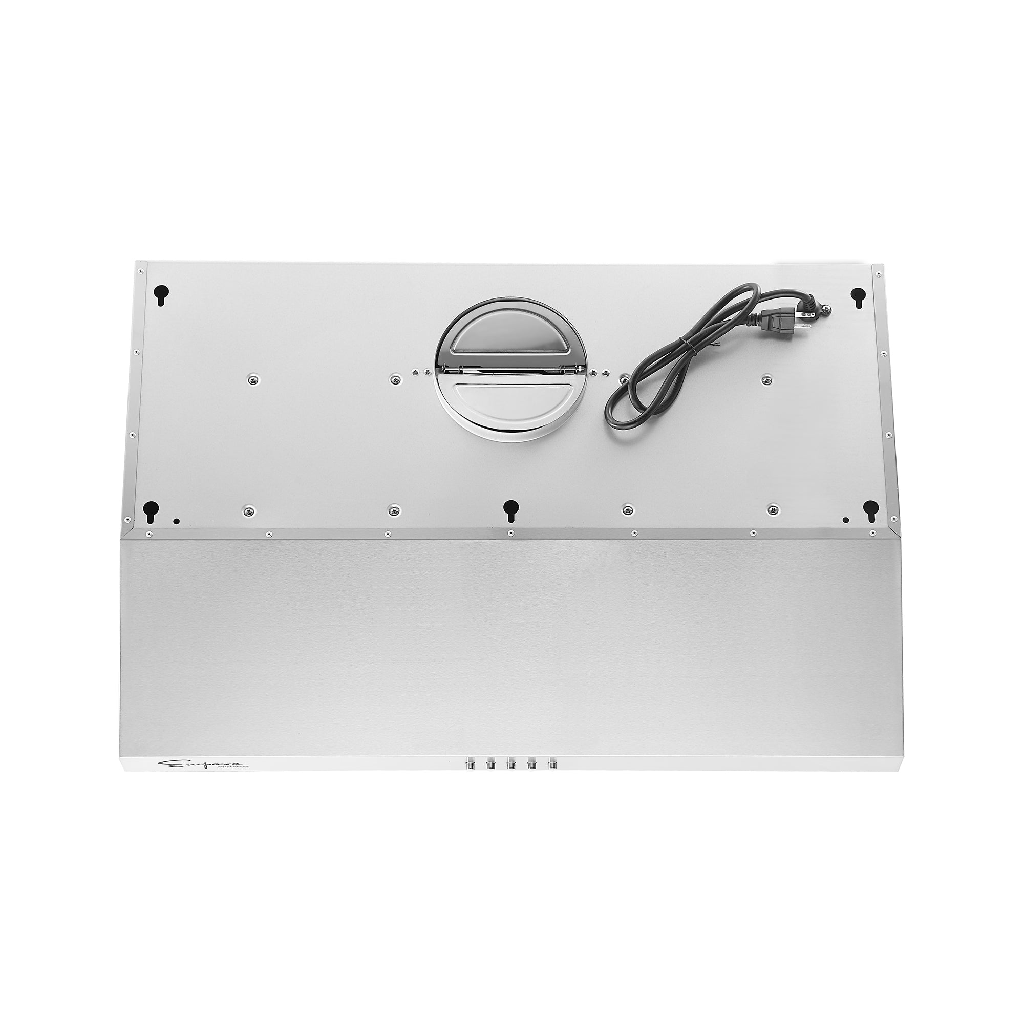 Empava 30RH08 30 in. Kitchen range hood with a sleek stainless steel design and ergonomic controls.