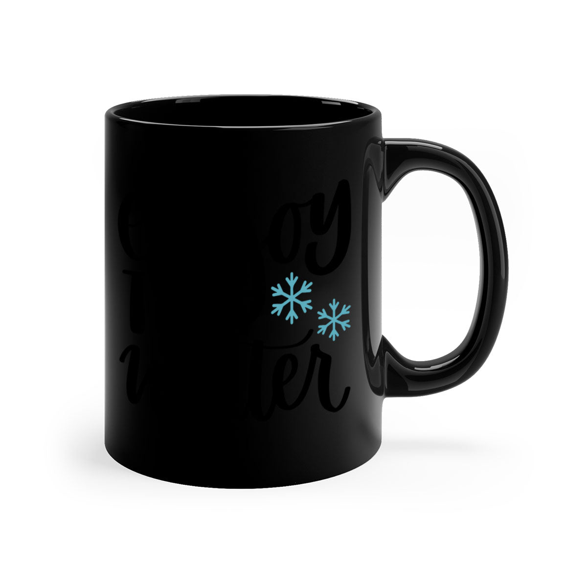 Enjoy The Winter340# Mug featuring a glossy finish, colored handle, and interior, available in five vibrant colors.