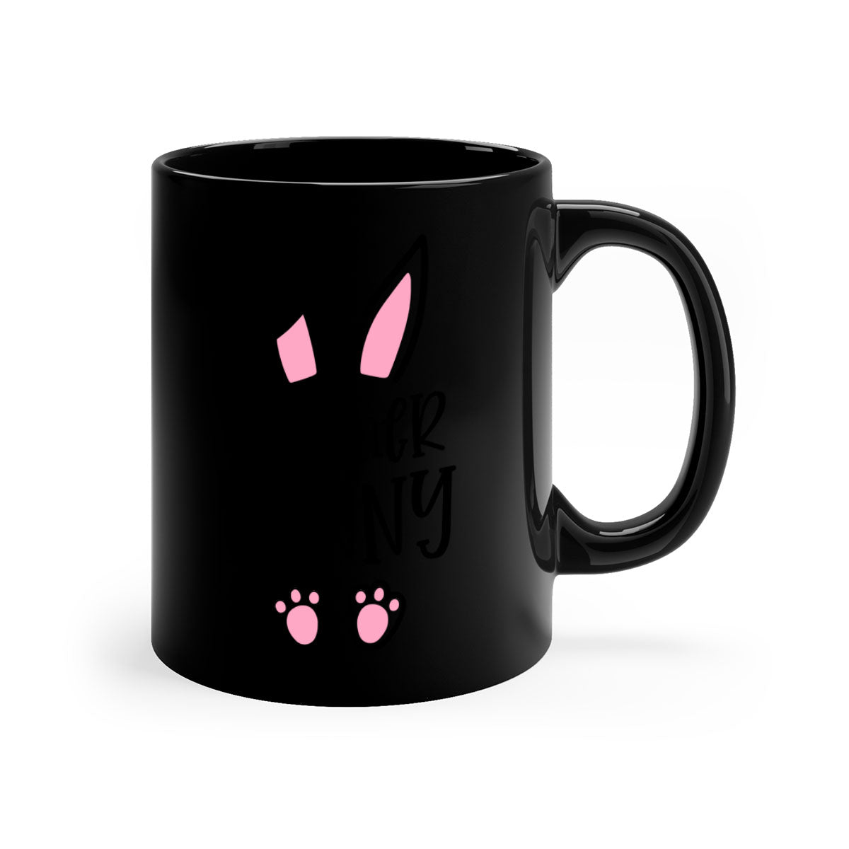 Familybrother bunny 52# Mug featuring a glossy finish, colored handle, and interior, available in five colors.
