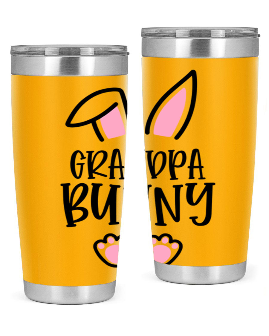 Familygrandpa Bunny 50# Easter Tumbler featuring a charming bunny design, made from double wall vacuum stainless steel.