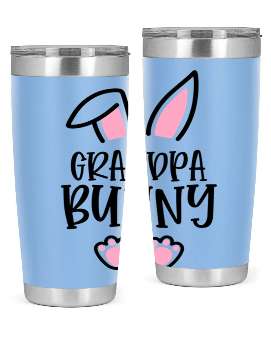 Familygrandpa Bunny 50# Easter Tumbler featuring a charming bunny design, made from double wall vacuum stainless steel.