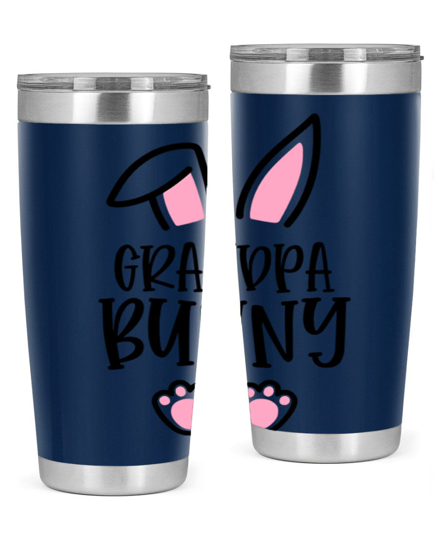 Familygrandpa Bunny 50# Easter Tumbler featuring a charming bunny design, made from double wall vacuum stainless steel.