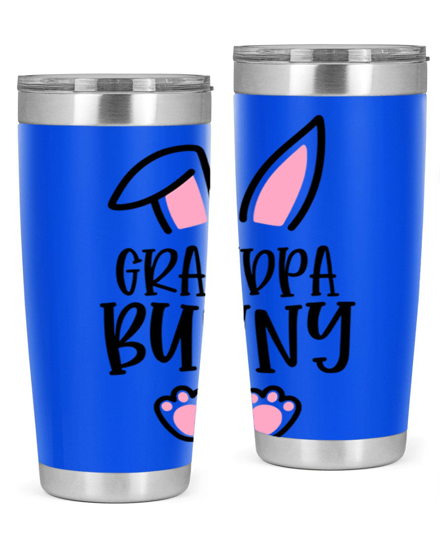Familygrandpa Bunny 50# Easter Tumbler featuring a charming bunny design, made from double wall vacuum stainless steel.