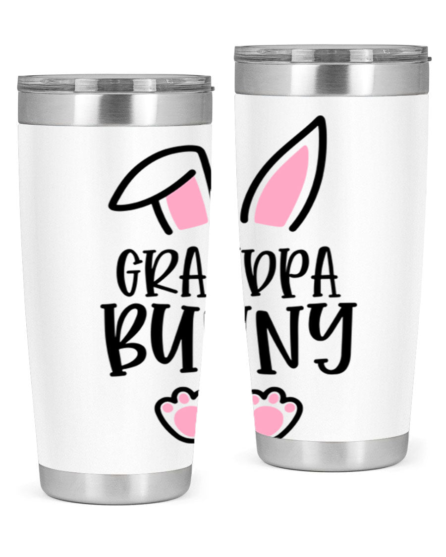 Familygrandpa Bunny 50# Easter Tumbler featuring a charming bunny design, made from double wall vacuum stainless steel.
