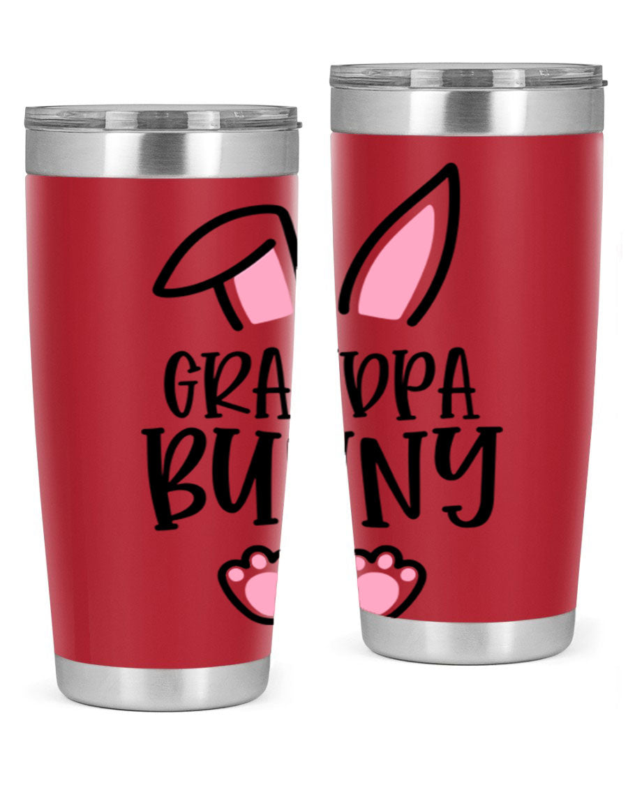 Familygrandpa Bunny 50# Easter Tumbler featuring a charming bunny design, made from double wall vacuum stainless steel.