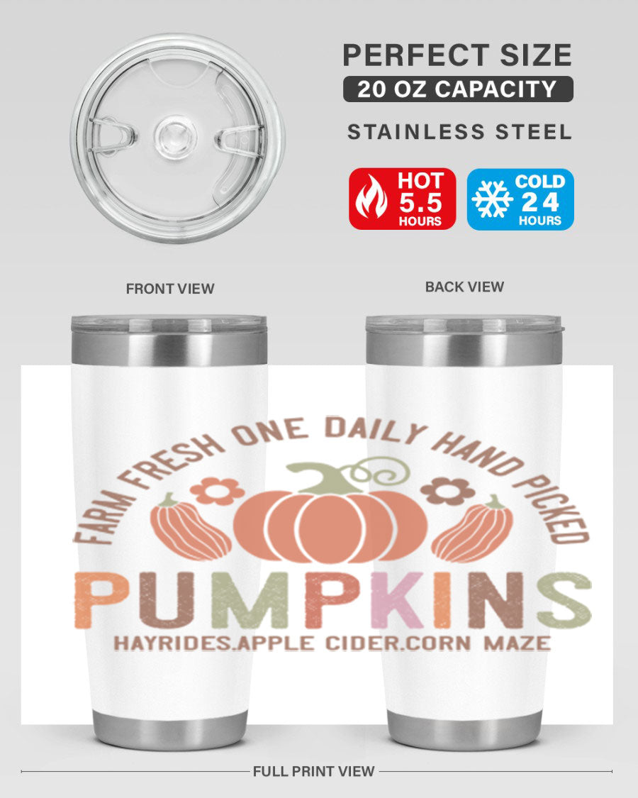 A vibrant display of hand-picked pumpkins, apple cider, and a corn maze, showcasing the essence of autumn festivities.