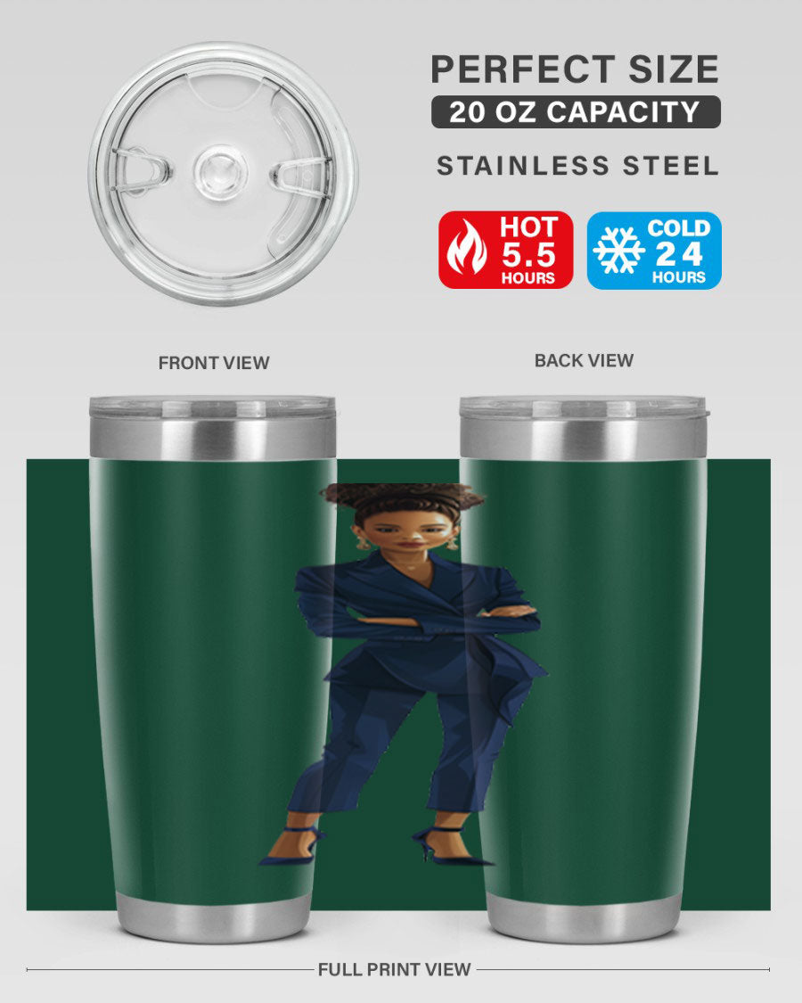 Fashion girl wearing an indigo cotton tank top, showcasing a stylish and comfortable look perfect for casual outings.