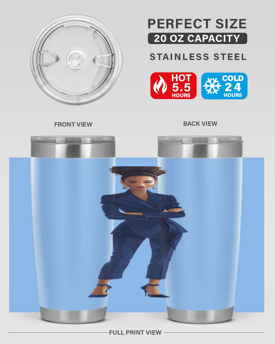 Fashion girl wearing an indigo cotton tank top, showcasing a stylish and comfortable look perfect for casual outings.