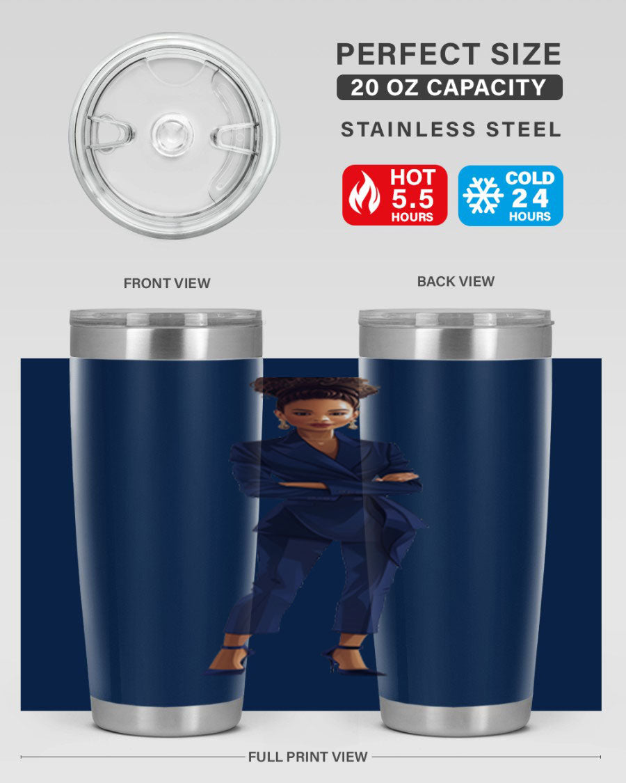 Fashion girl wearing an indigo cotton tank top, showcasing a stylish and comfortable look perfect for casual outings.