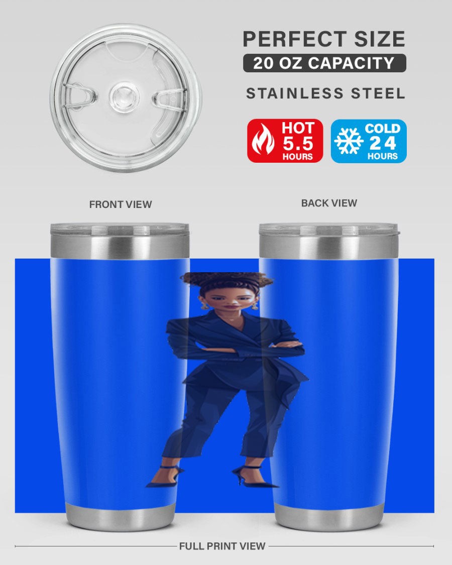 Fashion girl wearing an indigo cotton tank top, showcasing a stylish and comfortable look perfect for casual outings.