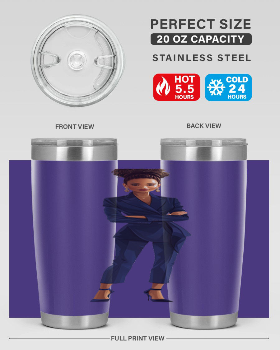 Fashion girl wearing an indigo cotton tank top, showcasing a stylish and comfortable look perfect for casual outings.