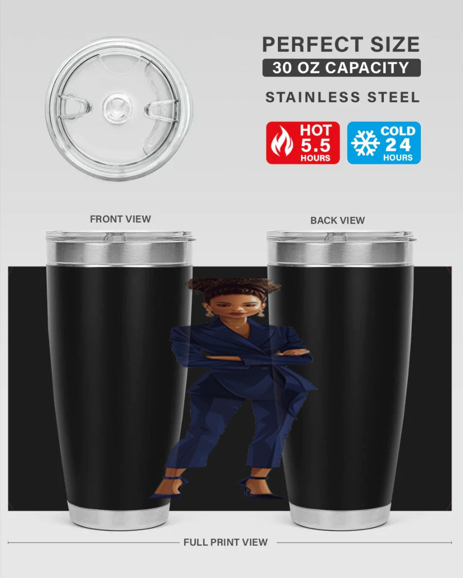 Fashion girl wearing an indigo cotton tank top, showcasing a stylish and comfortable look perfect for casual outings.