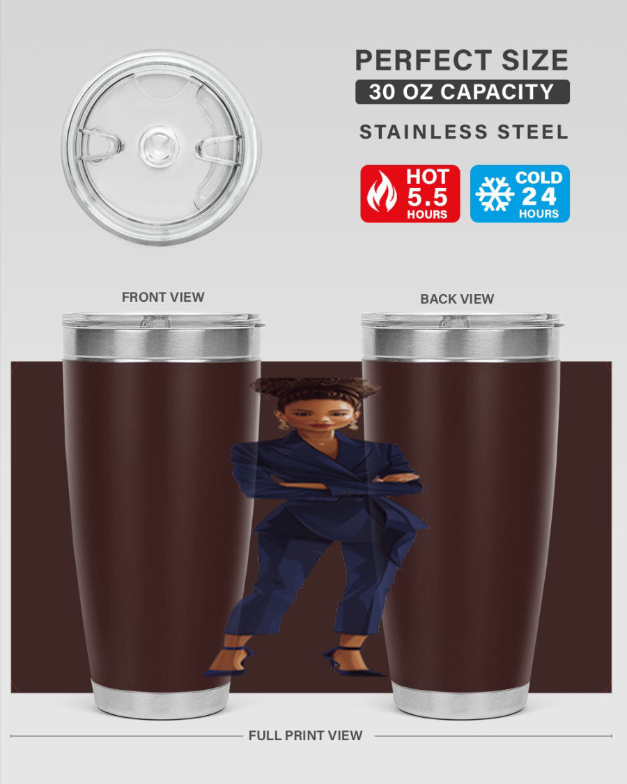 Fashion girl wearing an indigo cotton tank top, showcasing a stylish and comfortable look perfect for casual outings.