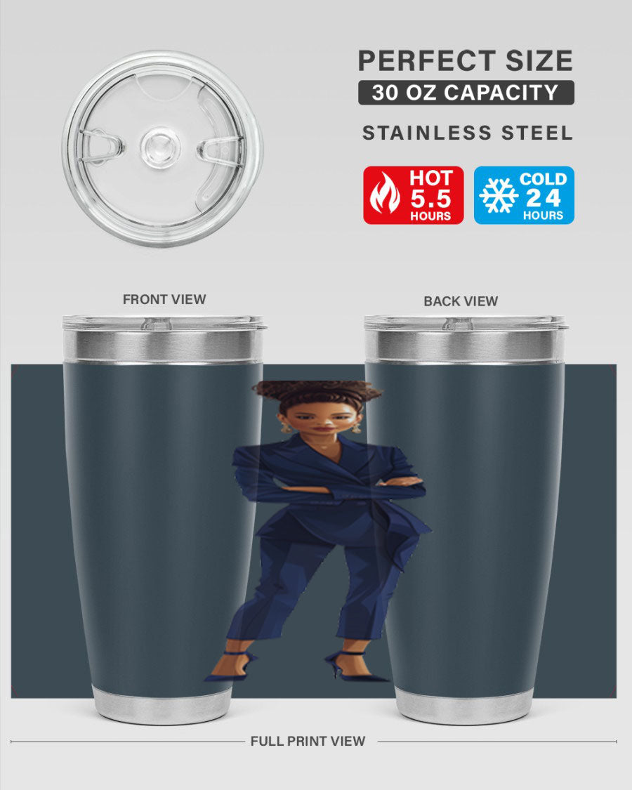 Fashion girl wearing an indigo cotton tank top, showcasing a stylish and comfortable look perfect for casual outings.