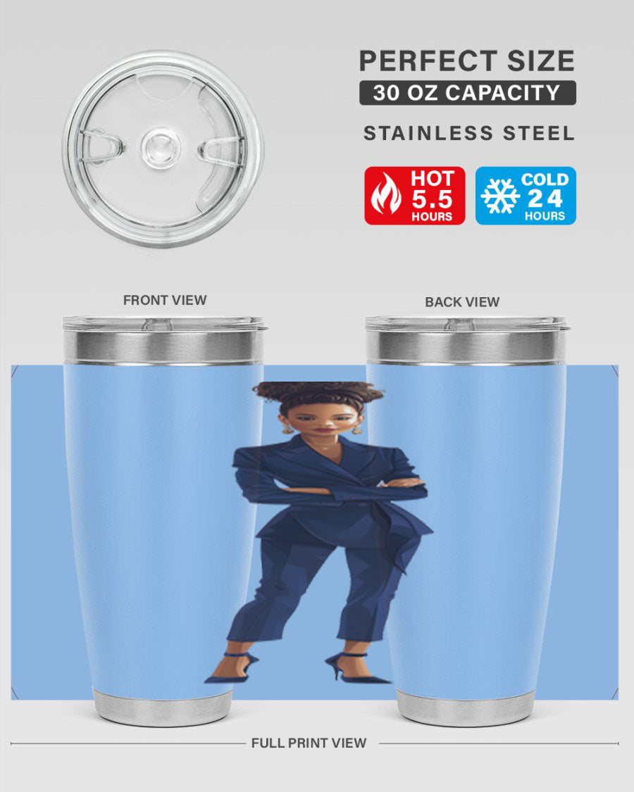 Fashion girl wearing an indigo cotton tank top, showcasing a stylish and comfortable look perfect for casual outings.