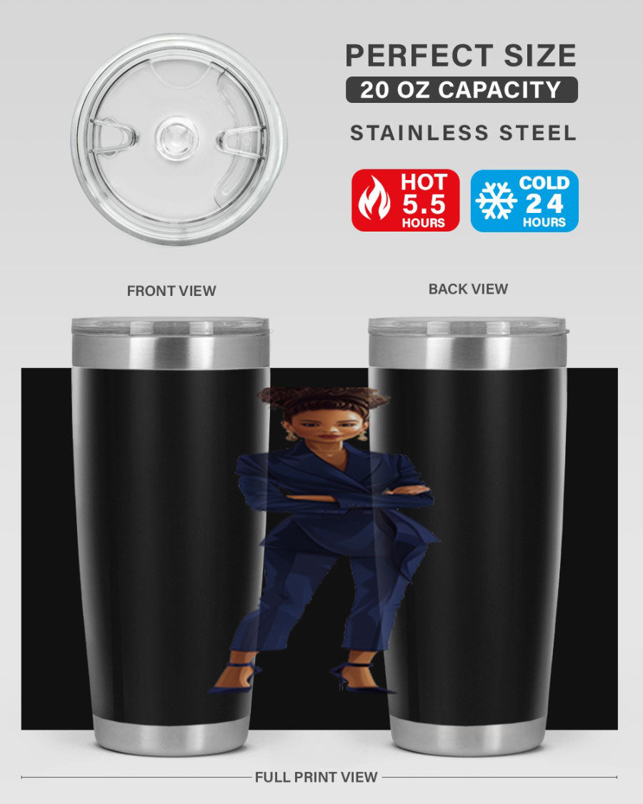 Fashion girl wearing an indigo cotton tank top, showcasing a stylish and comfortable look perfect for casual outings.