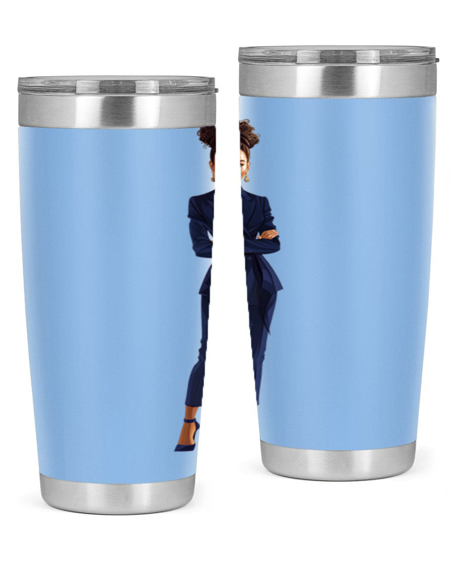 Fashion girl wearing an indigo cotton tank top, showcasing a stylish and comfortable look perfect for casual outings.