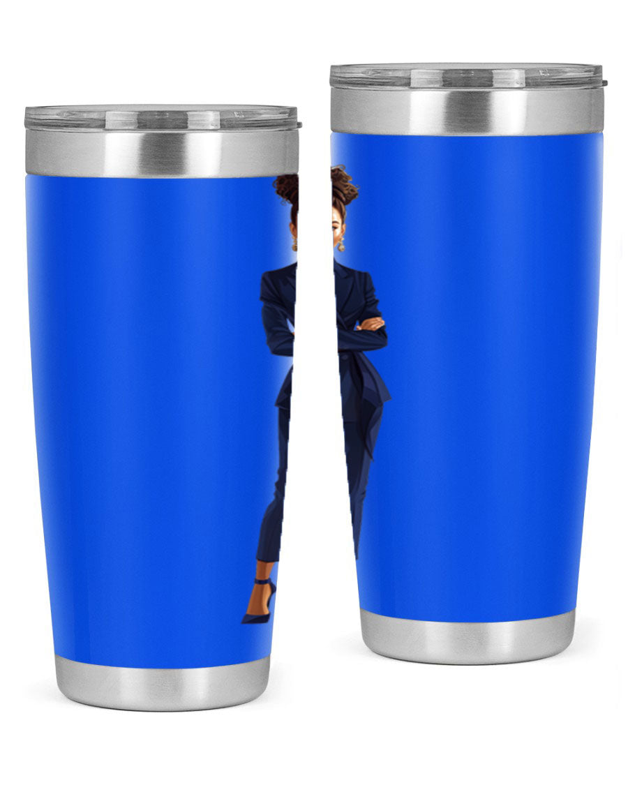 Fashion girl wearing an indigo cotton tank top, showcasing a stylish and comfortable look perfect for casual outings.